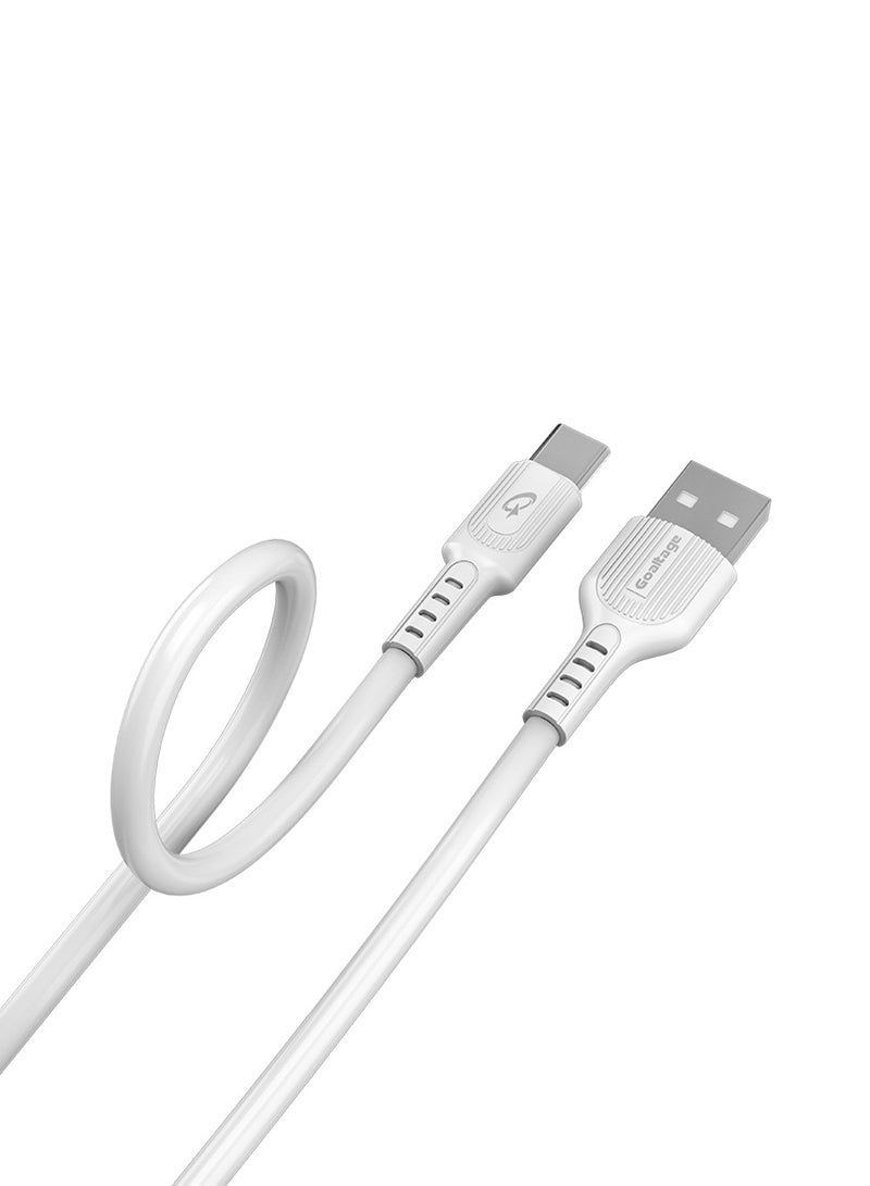 CA03 USB-A to USB-C Charging Cable with Great Bending LifeSpan and Data Transfer Functionality