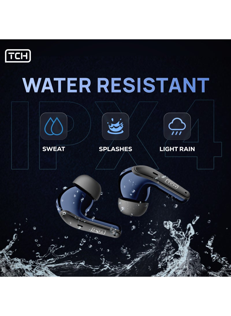 L10 ANC" Wireless Earbuds - Active Noise Cancellation, HiFi" Audio Sound Quality, Powerful Bass, Bluetooth with AI Calls, 4 Mics, IPX4 Waterproof, 8H Battery Life, LED Display, Smart Touch Controls