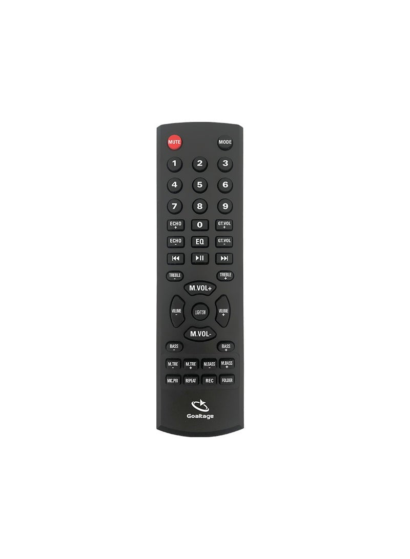 SP02 SoundBox Party Speaker including Remote Control and Wireless Microphone with High-Power Wireless Bluetooth Connection
