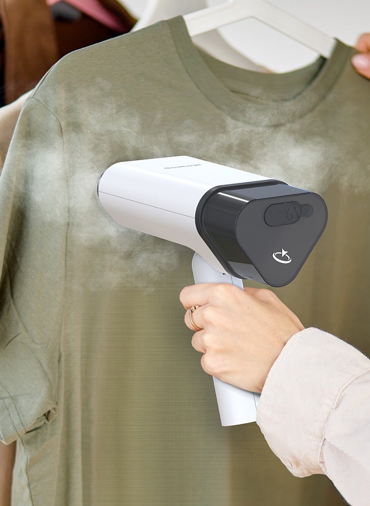 Goaltage GSTM01 QuickSteam Garment Steamer with Rapid Heating, Leak-Free Tank, Fabric Brush, Travel-Friendly, Compact and Foldable Design