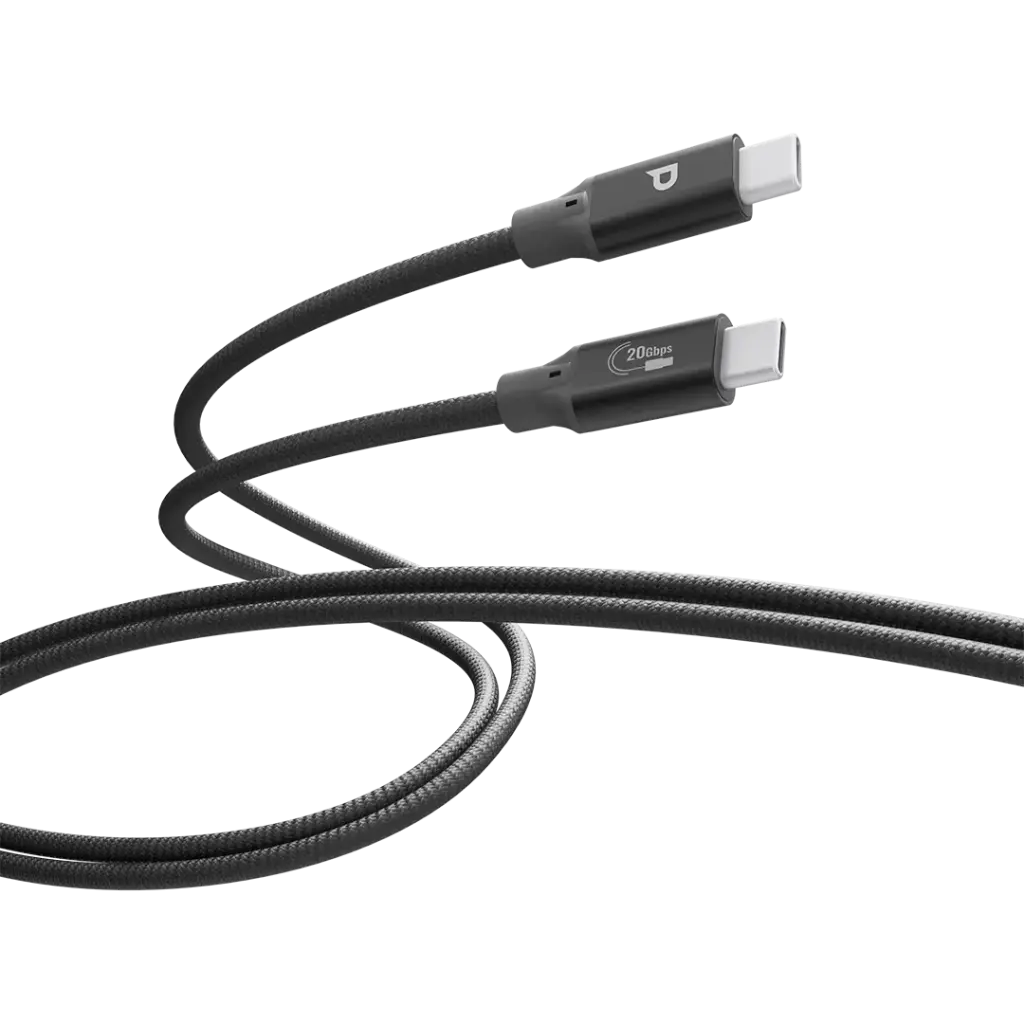 [PCAB030GY] Powerology Power Sync Weave 240W USB-C to USB-C 3m Cable - Gray