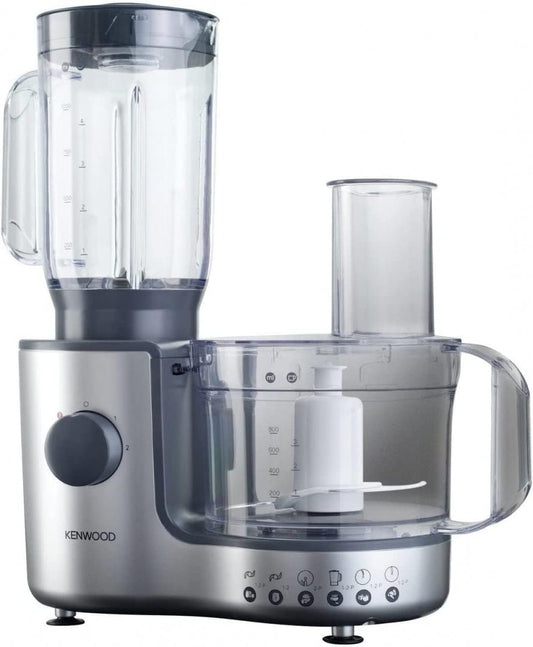 Kenwood Fp195 Compact Food Processor - Silver and Grey