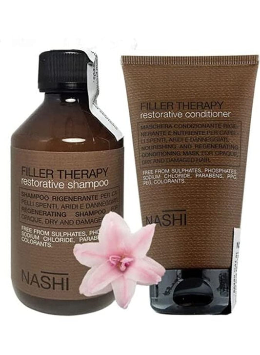 Nashi Argan Filler Therapy Shampoo, 250 Ml, and Conditioner, 150 Ml