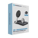 [PWCUQC027] Powerology Qi2-15W Magsafe iPH15 Multi-Device Charging Stand - Black