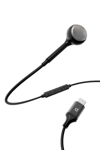[PSLEPBK] Powerology Single Earphone with MFi Lightning Connector (Black)