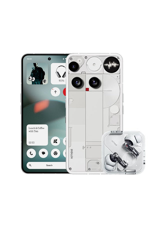 Nothing Phone 3 Dual SIM 5G White 12GB RAM 256GB With Free Gifts - Middle East Version