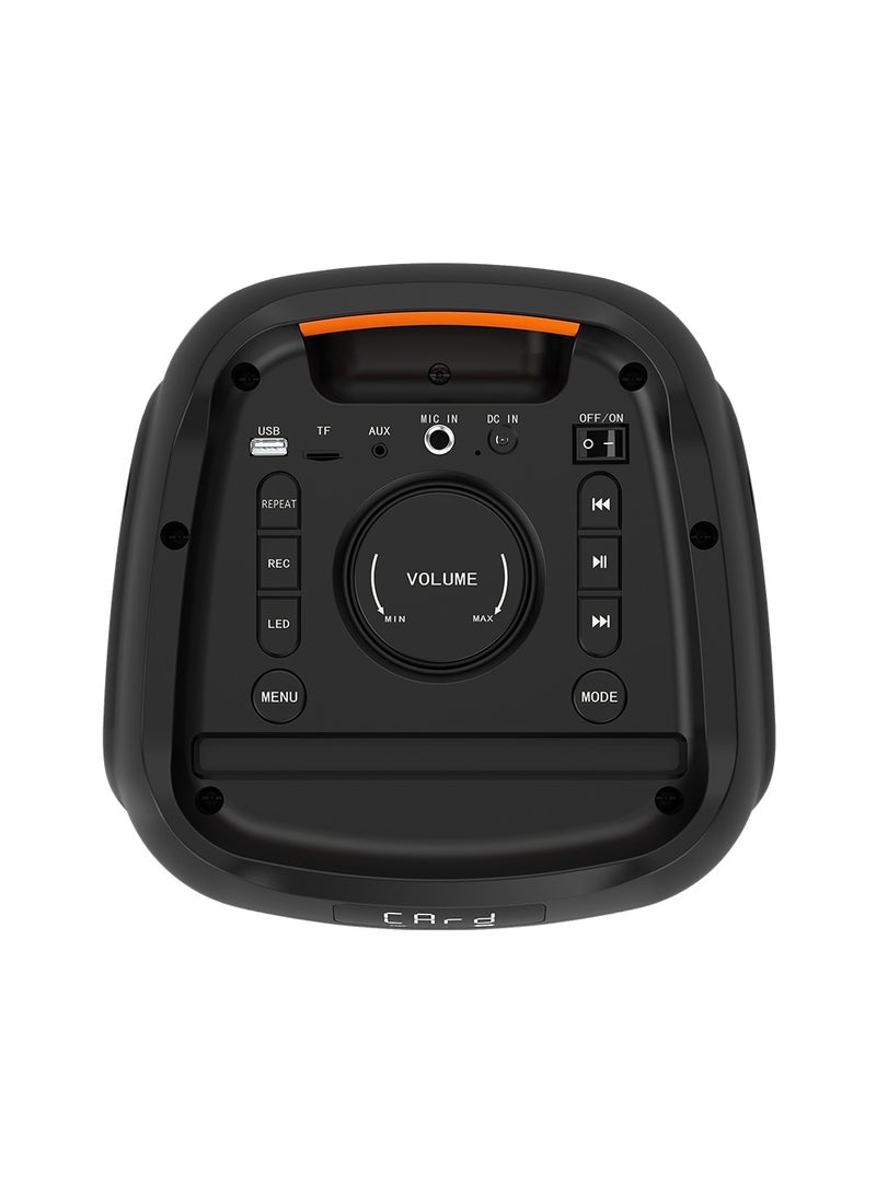 SP04 PartyTune Party Speaker including Remote Control and Wireless Microphone with High-Power Wireless Bluetooth Connection