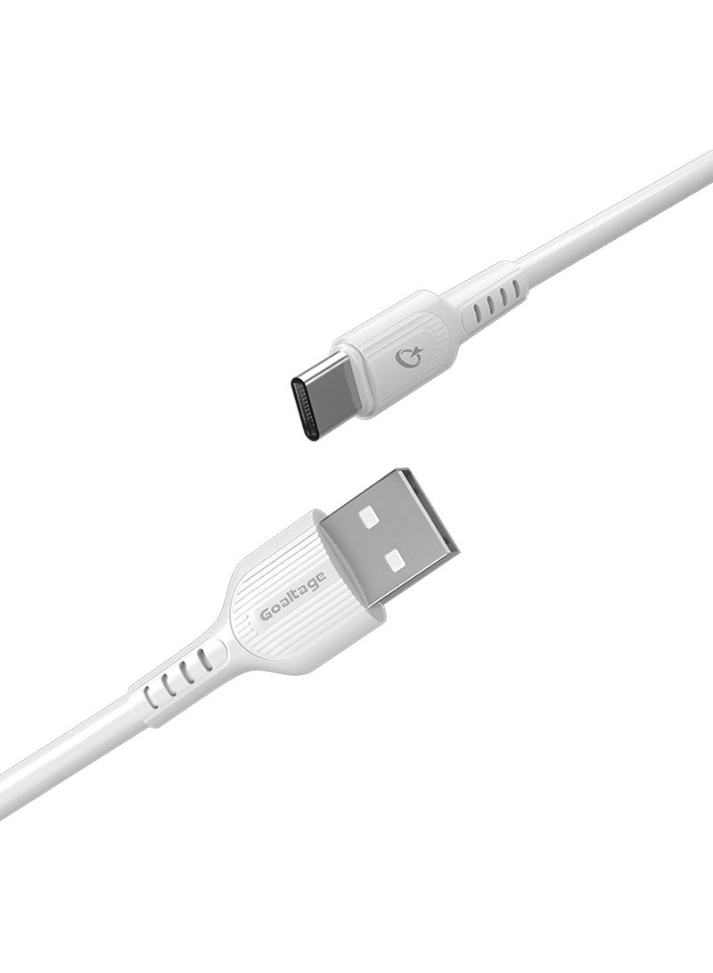 CA03 USB-A to USB-C Charging Cable with Great Bending LifeSpan and Data Transfer Functionality