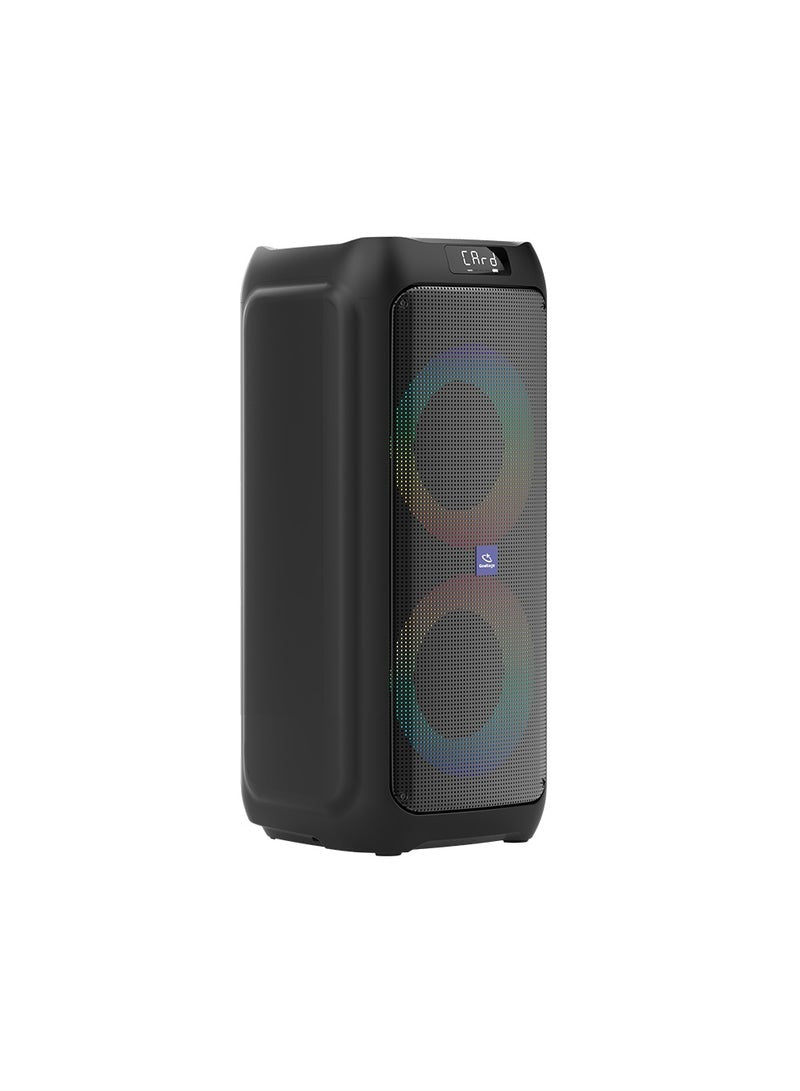 SP04 PartyTune Party Speaker including Remote Control and Wireless Microphone with High-Power Wireless Bluetooth Connection