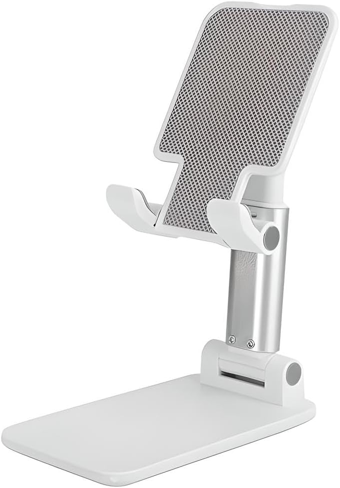 Adjustable Folding Mobile Phone Stand – Portable Desktop Holder for Smartphones &amp; Tablets