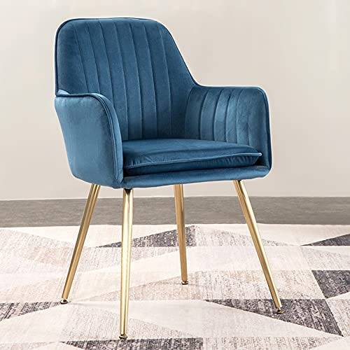 Ella Velvet Chair (Gold legs)