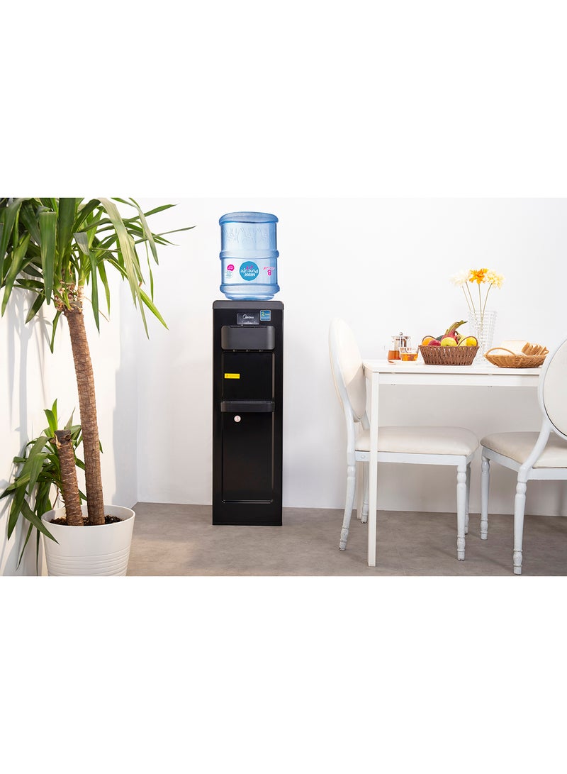Top Loading Water Dispenser,3-taps Equipped with Hot Cold And Ambient Temperature, Floor Standing, Child Safety Lock for Faucet, Best Home, Office & Pantry YL1917SAE-BK Black