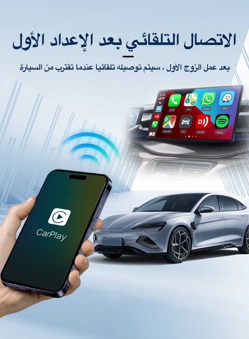 Mini 5 Pro Wireless Carplay Dongle Wired to Wireless for OEM Cars Wired Carplay/Android auto Dual mode Plug And Play FOTA
