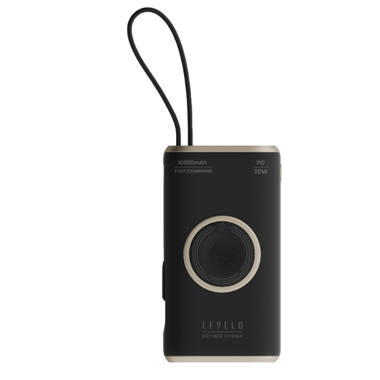Levelo Roma 10000mAh Power Bank With Integrated Cable & Apple Watch Charger