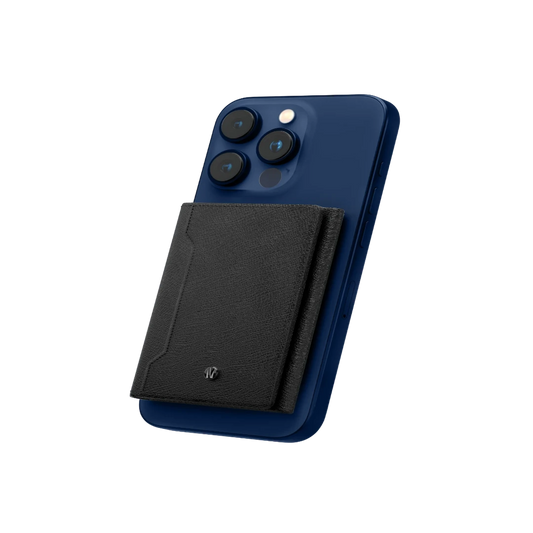 Levelo Mitte 8 in 1 MagSafe Wallet - Black