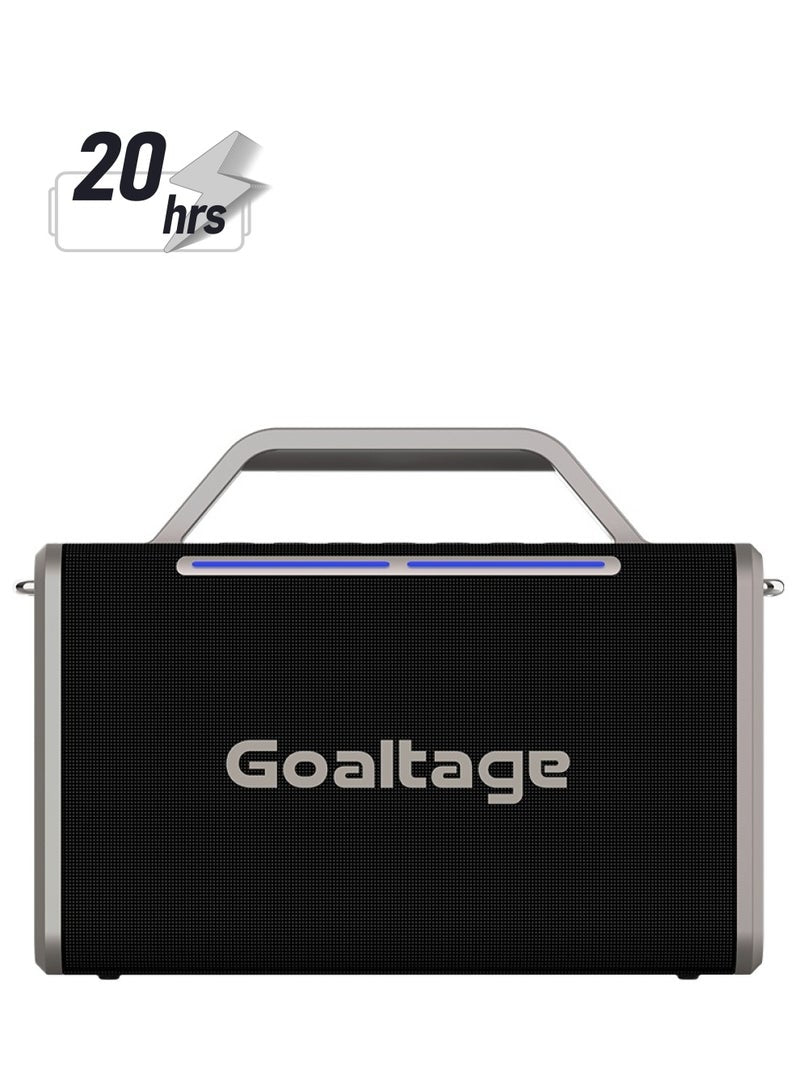 KaraokeBeat Portable Speaker including Two Wireless Microphones with Water Proof and Magic Sound Functionality