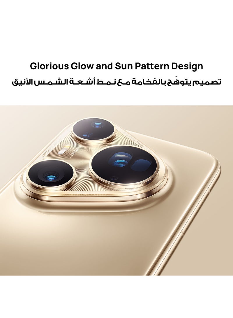 Pura 80 Ultra Dual SIM Golden Black 16GB RAM 512GB + Huawei Watch GT5 + 15 months Huawei Care+ - Middle East Version