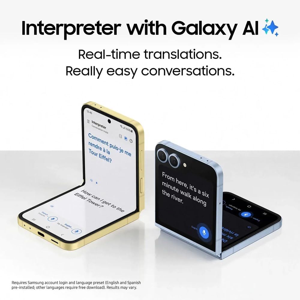 Samsung Galaxy Z Flip7 FE 5G UAE Version – 8GB RAM, 256GB Storage, Dual Rear Cameras, 6.7" Foldable Display, Exynos 2400, White