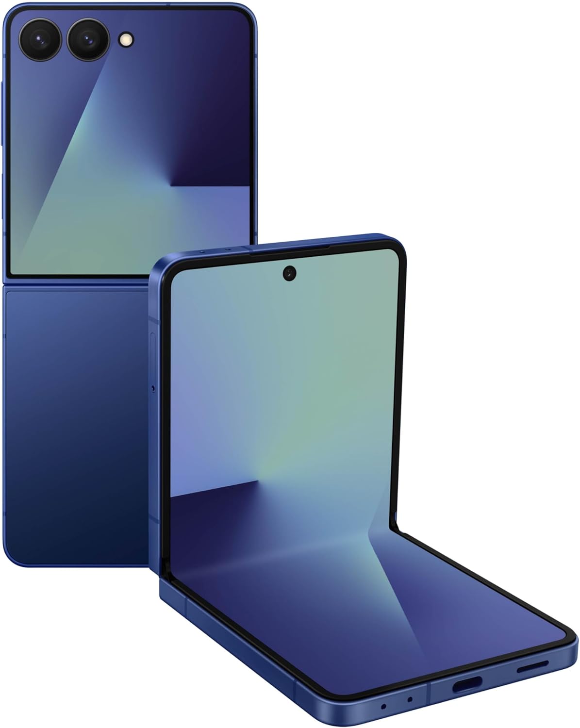 Samsung Galaxy Z Flip7 5G (2025) UAE Version – 12GB RAM, 256GB Storage, 50MP Camera, AMOLED Display, 4300mAh Battery, Blue Shadow