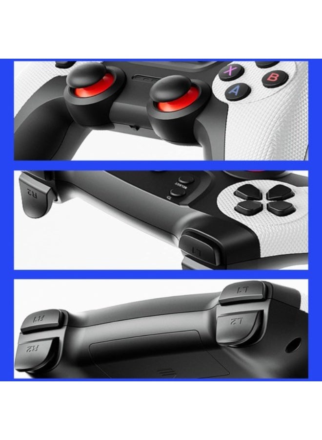 Wireless Game Controller – Compatible with Android, PC, TV Box, PS3 & Steam – Includes USB/Type-C/Micro Adapters – Plug & Play Gamepad