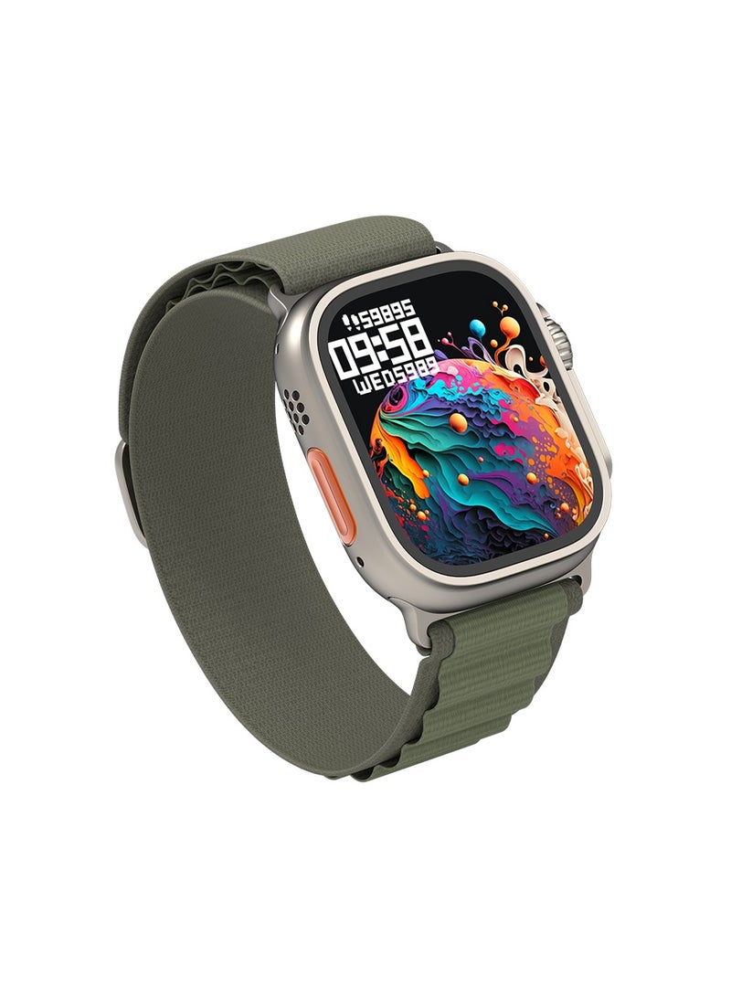 SW06 Deluxe Smart Watch with Water Resistant, NFC Payment, SOS Emergency, and Sleep, Heart Rate, Oxygen Monitoring - Starlight