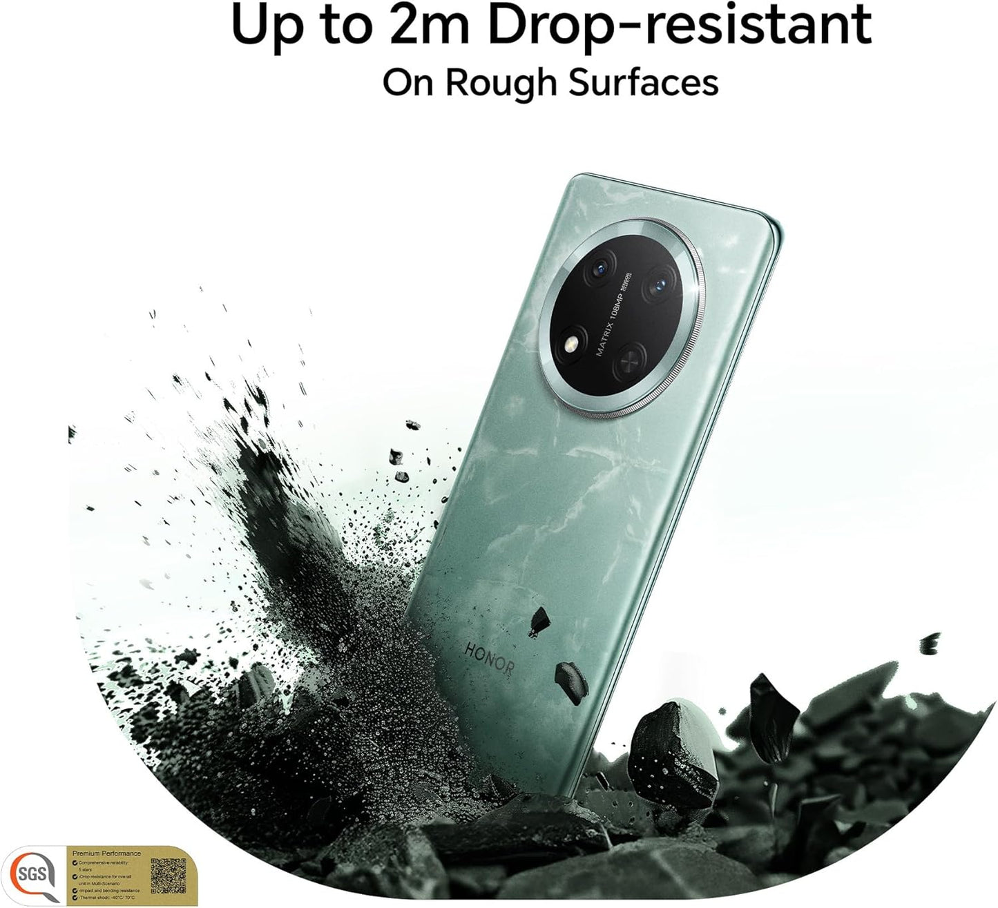 HONOR X9b 5G Smartphone – 12GB RAM + 256GB Storage, 108MP Camera, 6600mAh Battery, Drop & Water Resistant
