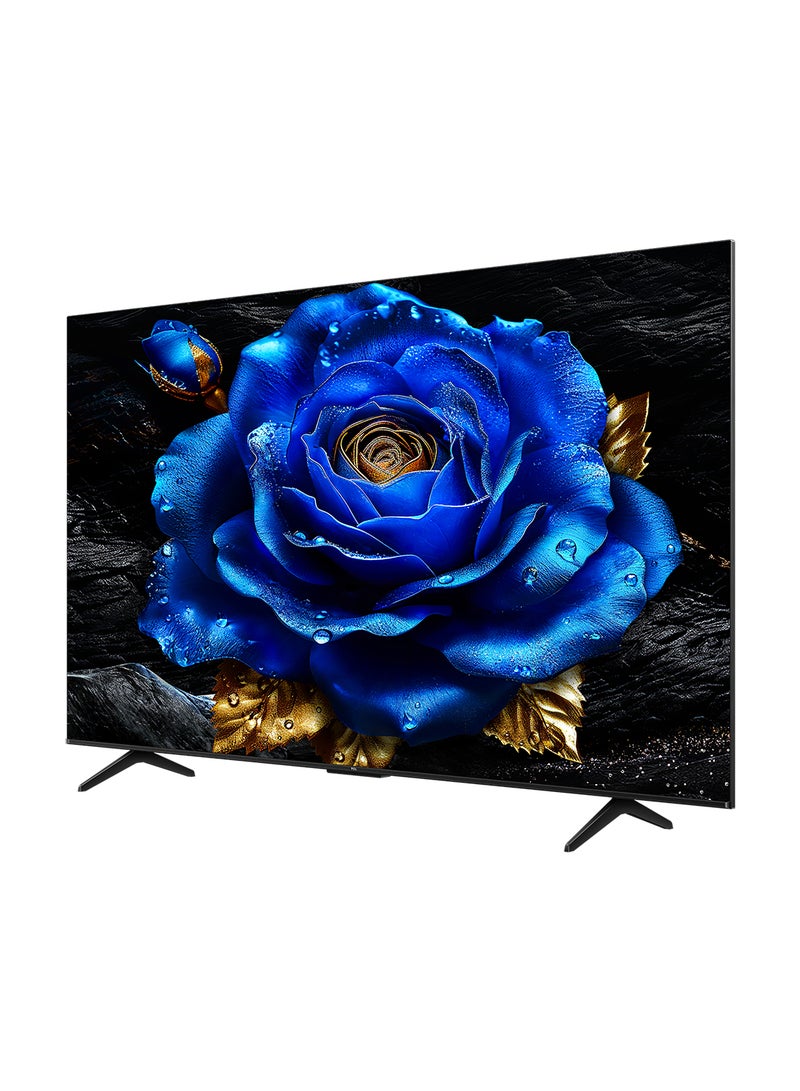 TCL Television 65 Inch Smart TV 4K QLED Colorful Quantum Crystal HDR 10+ Gaming Google TV, ONKYO 2.1 Hi-Fi, Dolby Atmos, DTS Virtual X, Voice Control, Game Master, (2025 Model) 65T6C black