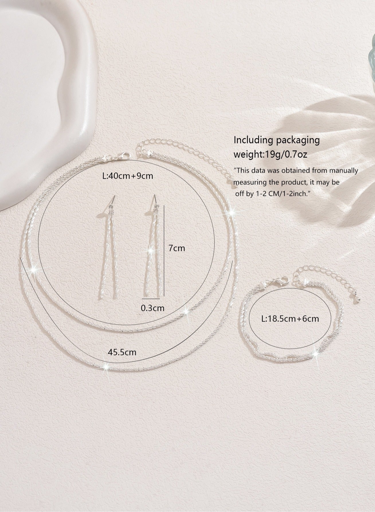 925 Sterling Silver Jewelry Set Elegant for Bridal Look Ideal as Wedding Gifts Trendy Accessories