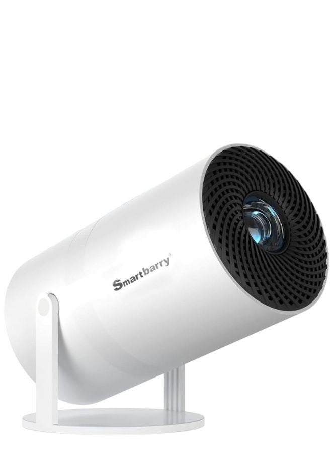 Smartbarry 4K 1080P Mini Projector with WiFi & Bluetooth Portable Premium Android OS Projector, 210° Rotatable Stand, Dust Removal & Heat Dissipation Design