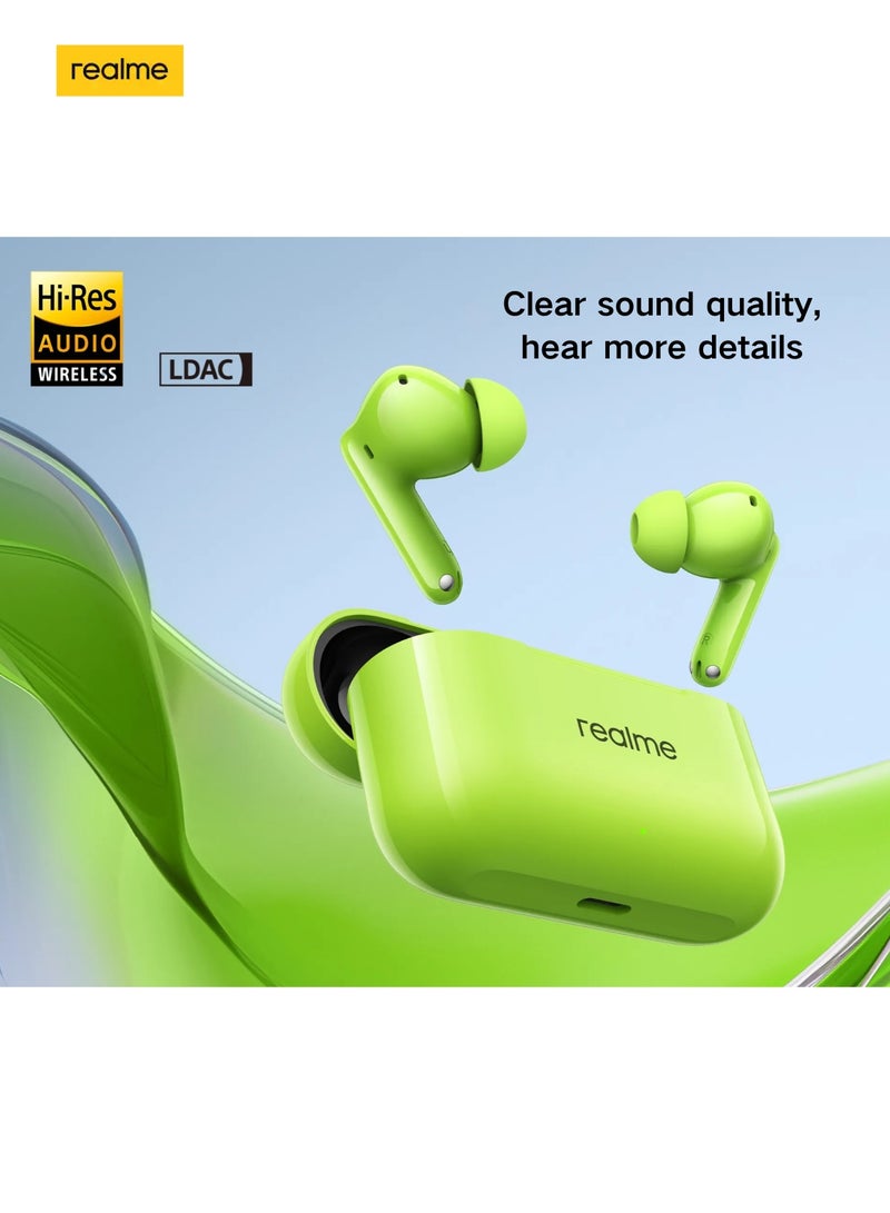 Buds T200 Premium ANC Earbuds. Hi-Res Audio, Dual Connect, IP55, 3D Audio, 30H Battery. Your Sound, Uninterrupted. blue
