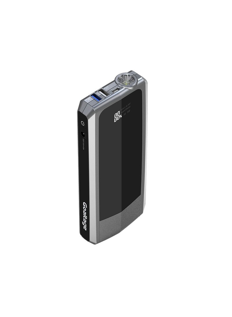 JS01 RapidBoost 16Ah Jump Starter Including Intelligent Cable, Powerful Battery, Multi-Port Functionality, and Informative Display
