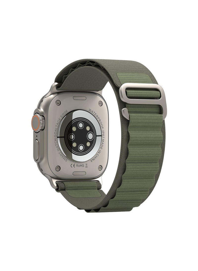SW06 Deluxe Smart Watch with Water Resistant, NFC Payment, SOS Emergency, and Sleep, Heart Rate, Oxygen Monitoring - Starlight
