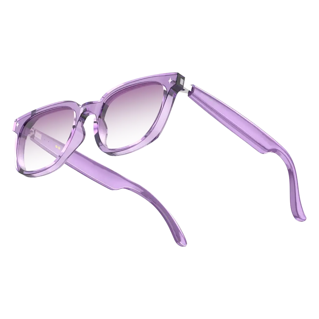[PWHY1009PL] Powerology Nice Smart Audio Sunglasses - Purple