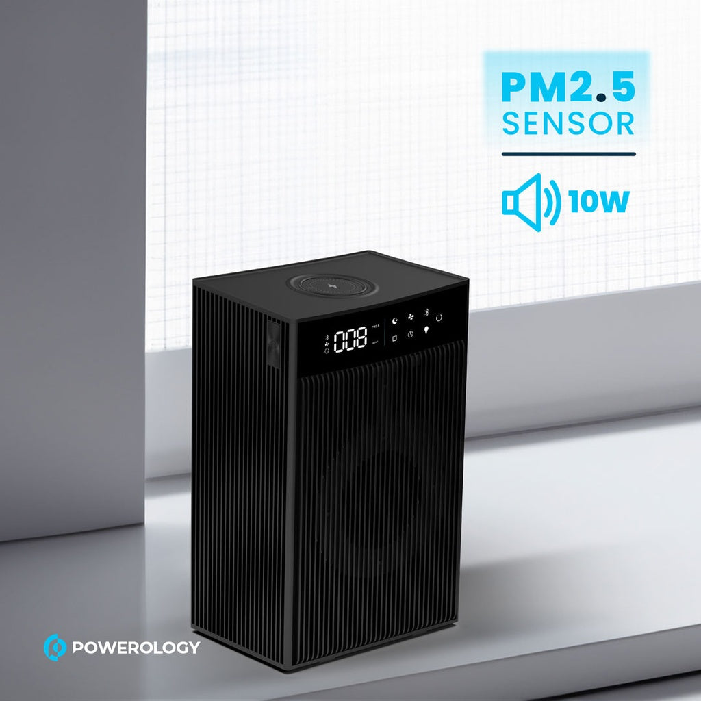 [PAPFRBK] Powerology Smart Air Purifier - Black