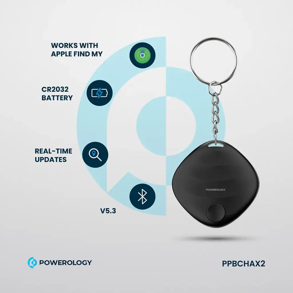 [PPBCHAX2] Powerology Smart Tag - Black