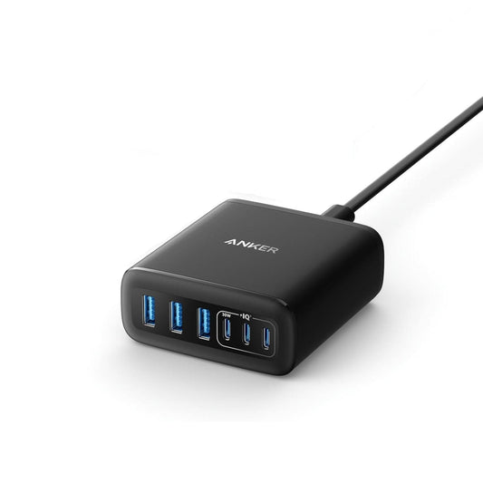 Anker Multi-Device Fast Charging 112W 6 Ports GaN Charger - Black