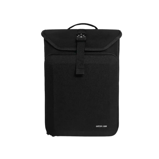 Green Lion Slim Gear Laptop Backpack - Black