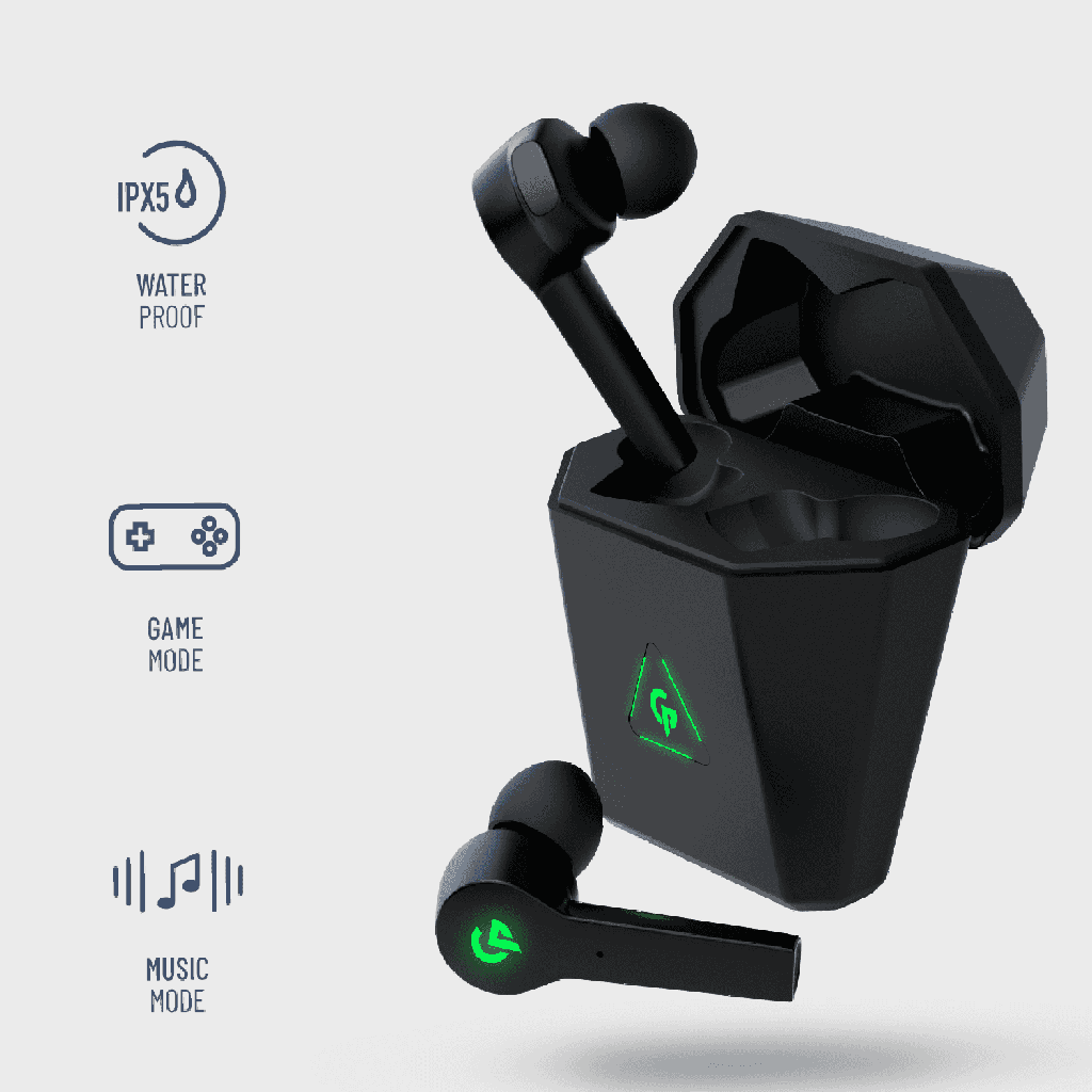 Porodo Gaming True-Wireless Earbuds 300mAh