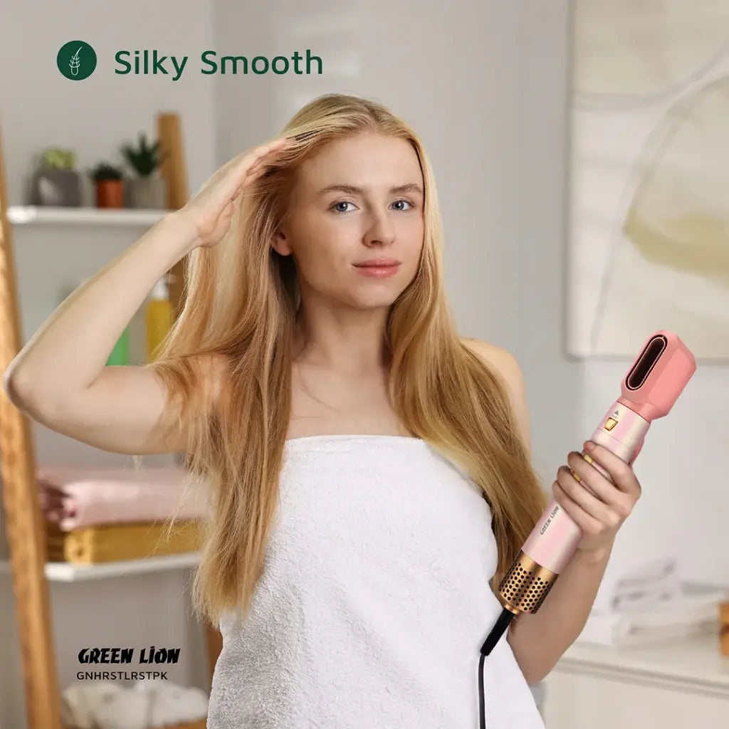 Green Lion 5 in 1 Professional Hair Styler 2 - Pink