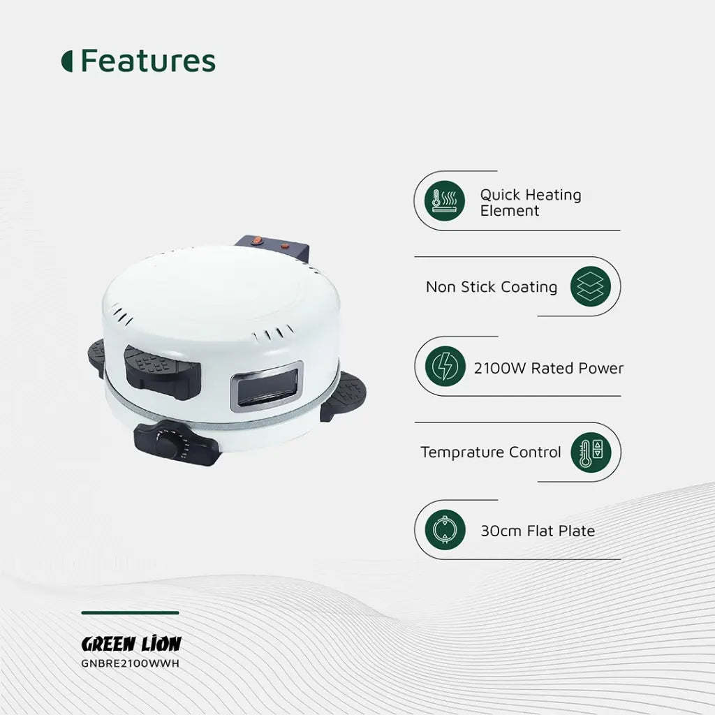 Green Lion Classic Bread Maker 2100W - White