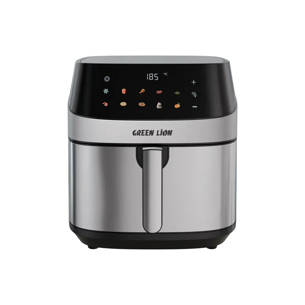 Green Lion Deluxe Air Fryer LED Touch Screen 8L - Black