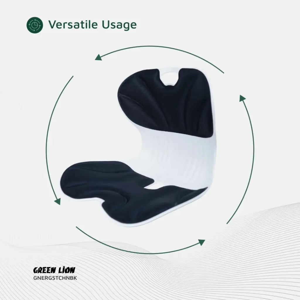 Green Lion Ergo Seat Cushion - Black