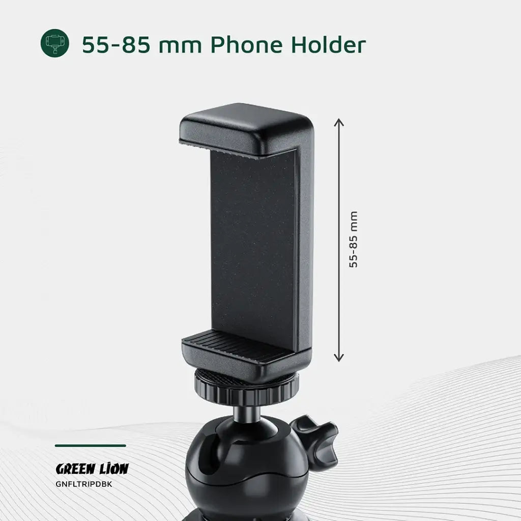 [GNFLTRIPDBK] Green Lion Flexible Tripod with Foam Grips - Black