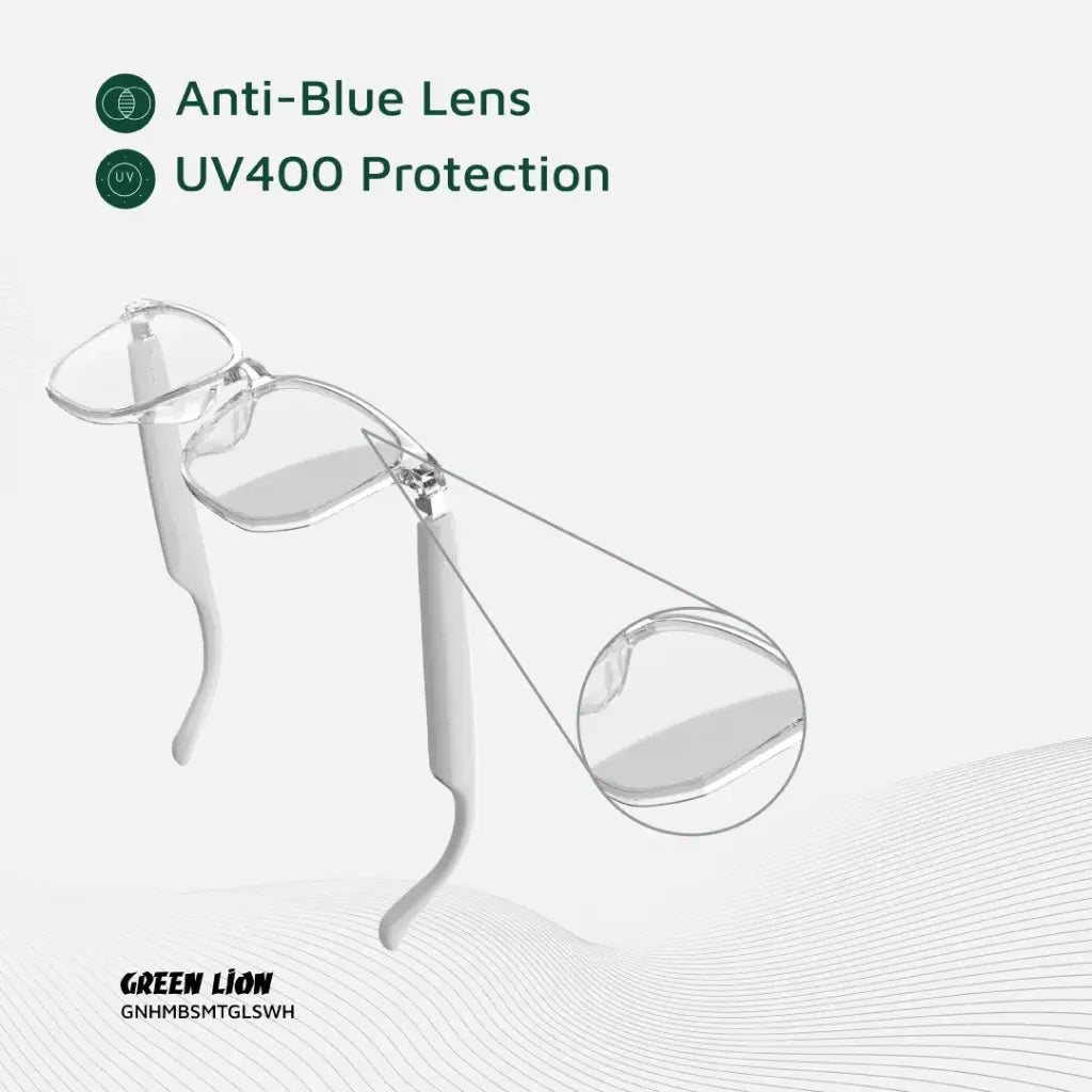 Green Lion Hamburg Smart Glasses - White