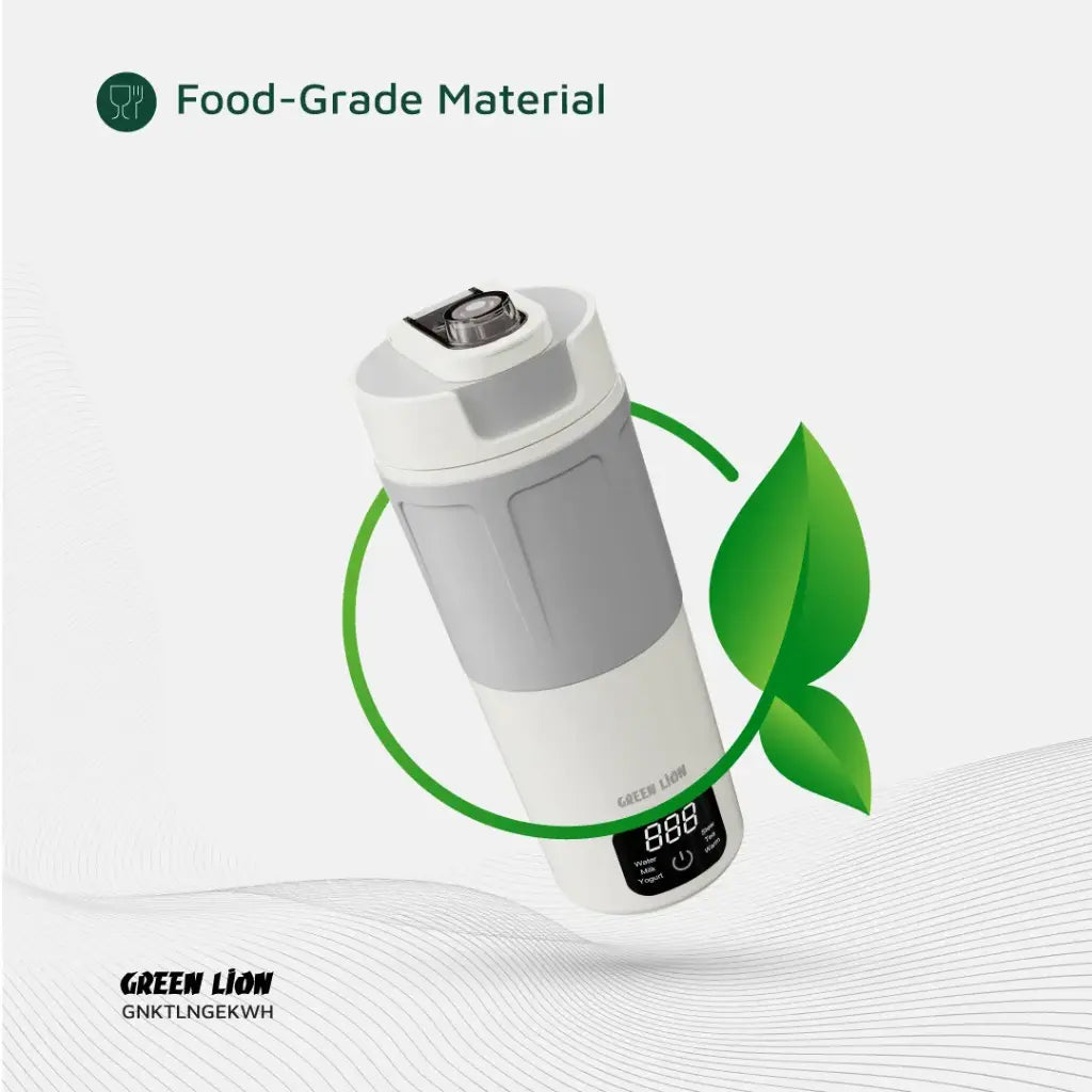 [GNKTLNGEKWH] Green Lion Kettle & Go Electric Kettle 600mL - White