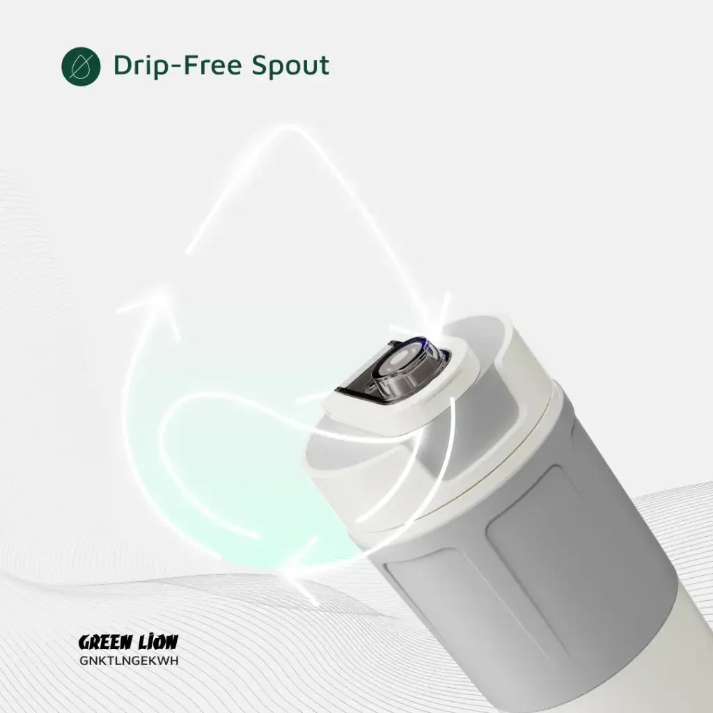 [GNKTLNGEKWH] Green Lion Kettle & Go Electric Kettle 600mL - White