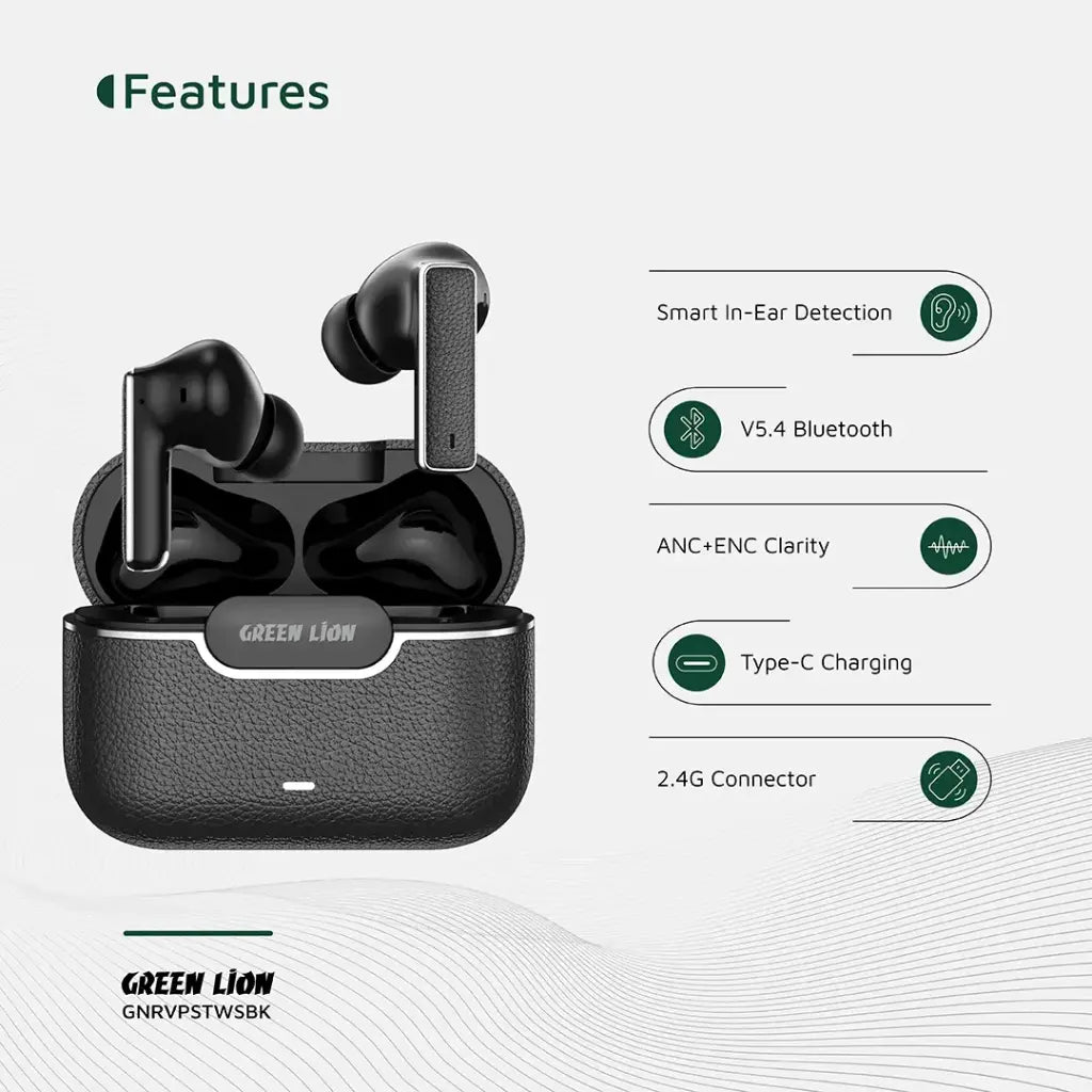 Green Lion River Plus True Wireless Earbuds