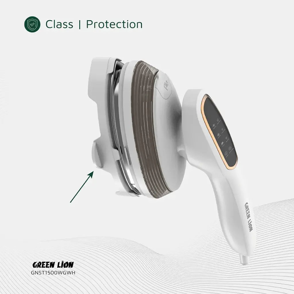 Green Lion Steam Glide Garment Steamer 1500W - White