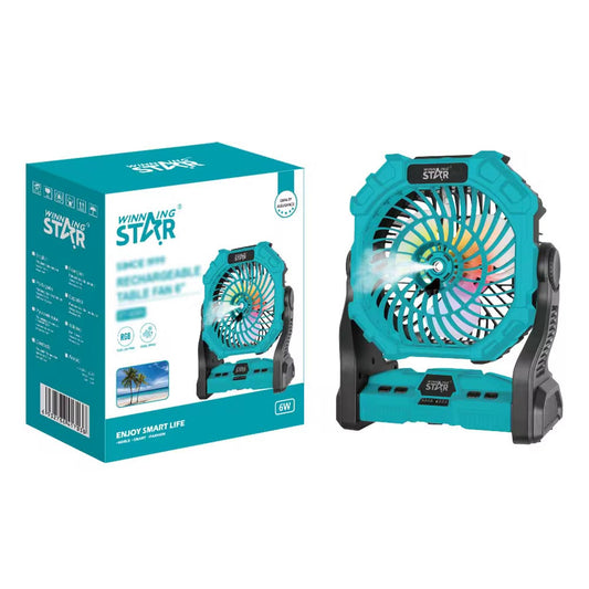Portable fan perfect for travel, camping, or even the office and home from WINNING STAR