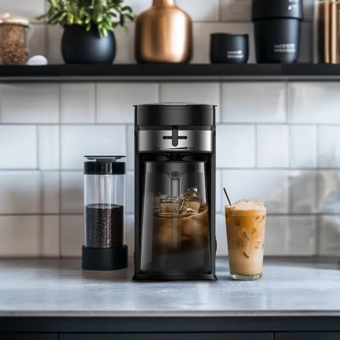 LePresso Cold Brew Machine Ice Coffee & Tea - Black